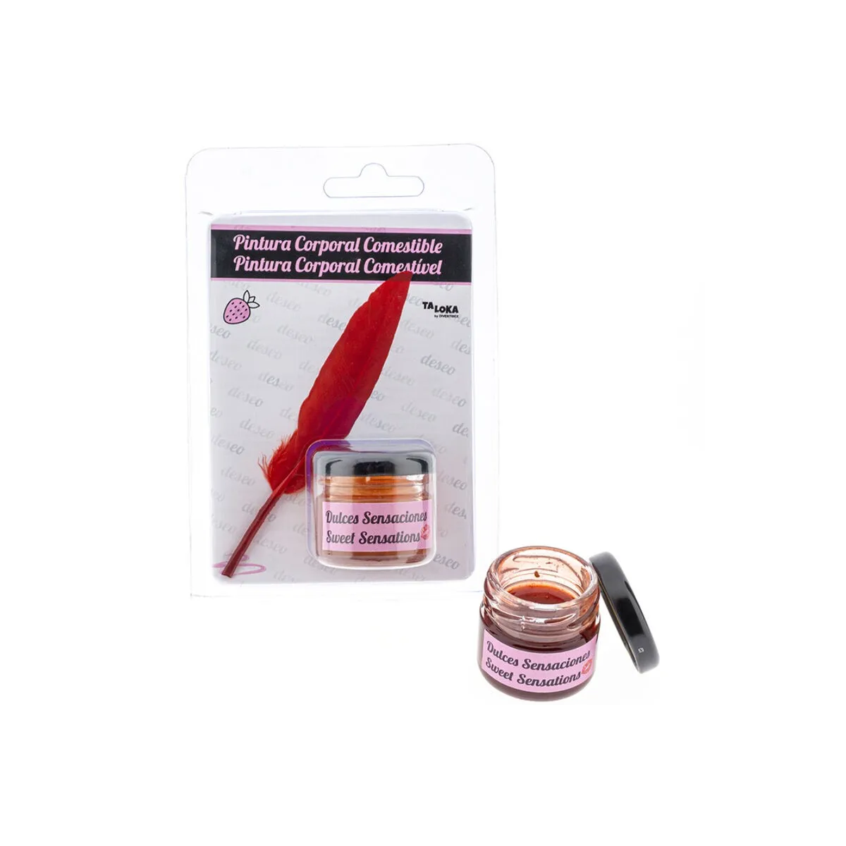Essbare Erdbeerfarbe von Taloka | Fesselliebe.de