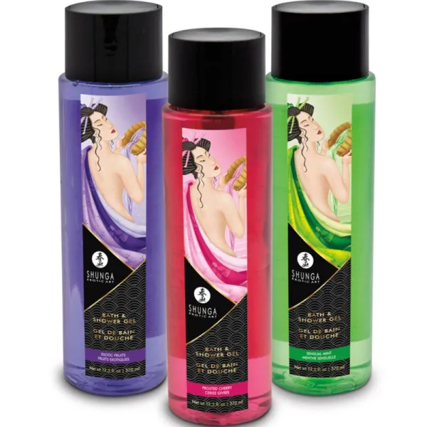 Bade & Duschgel Sensual Mint 370 ml von Shunga Bath Experience | Fesselliebe.de