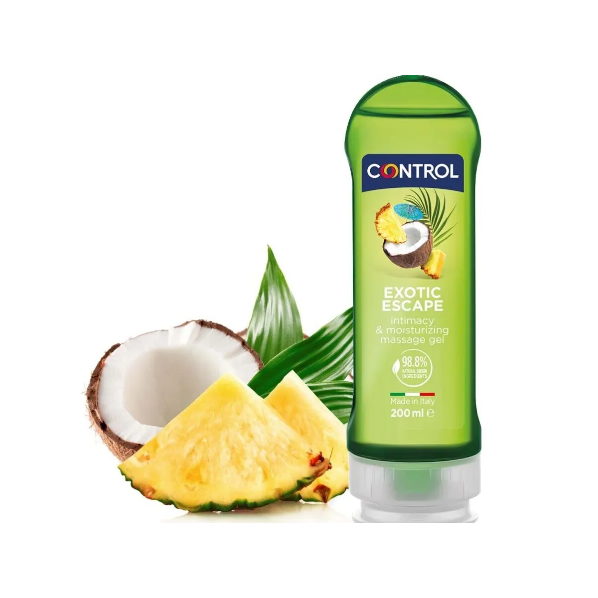 2 In 1 Massage & Vergnügen Exotisch 200 ml von Control Lubes | Fesselliebe.de