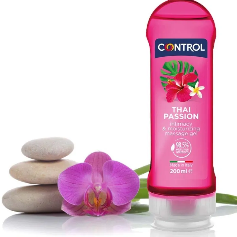 2 In 1 Massage & Vergnügen Thai Passion 200 ml von Control Lubes | Fesselliebe.de