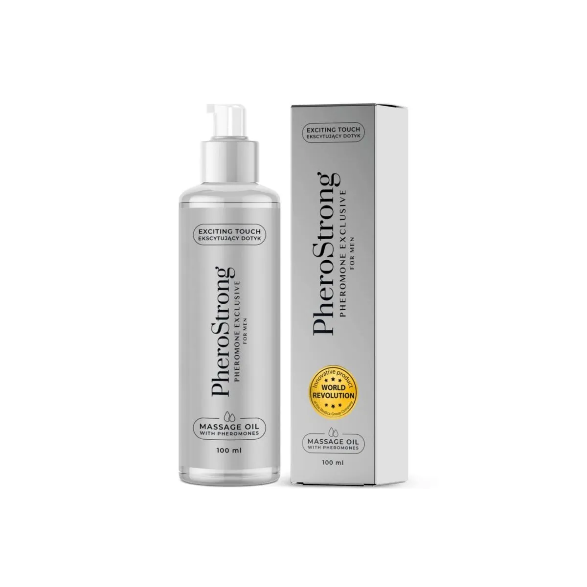 Massageöl Exklusiv für Männer 100 ml von Pherostrong | Fesselliebe.de