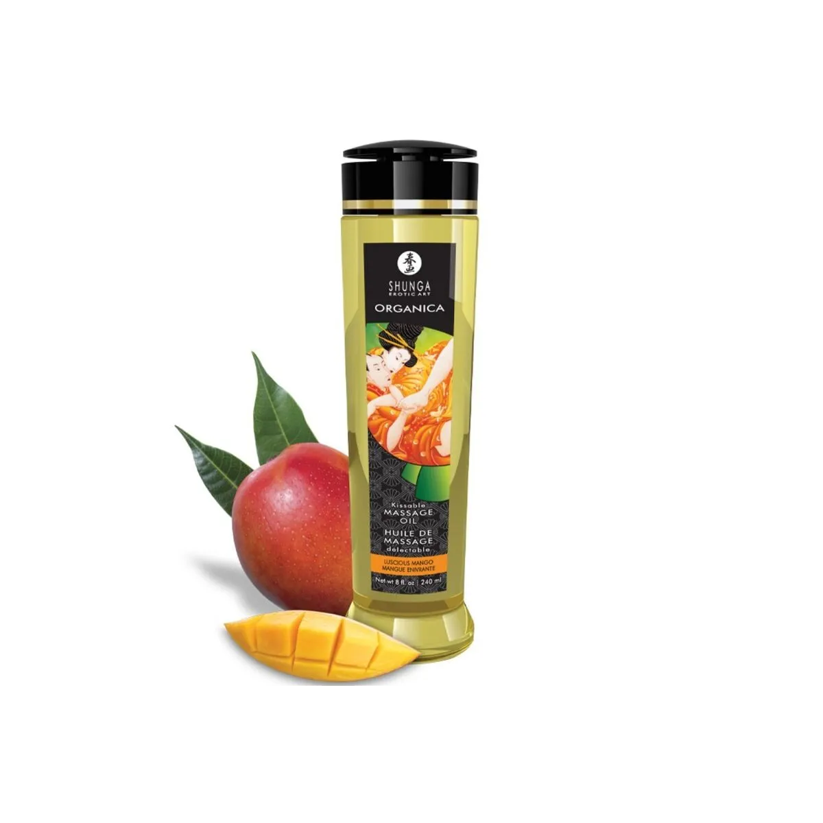 Bio Massageöl Mango 240 ml von Shunga Oils | Fesselliebe.de