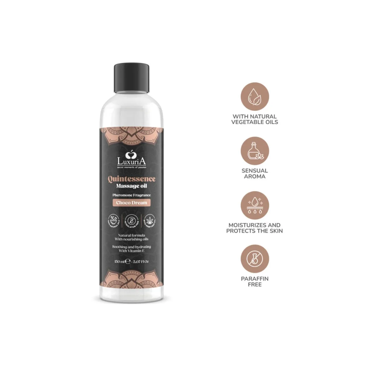 Massageöl Schokolade 150 ml von Intimateline | Fesselliebe.de