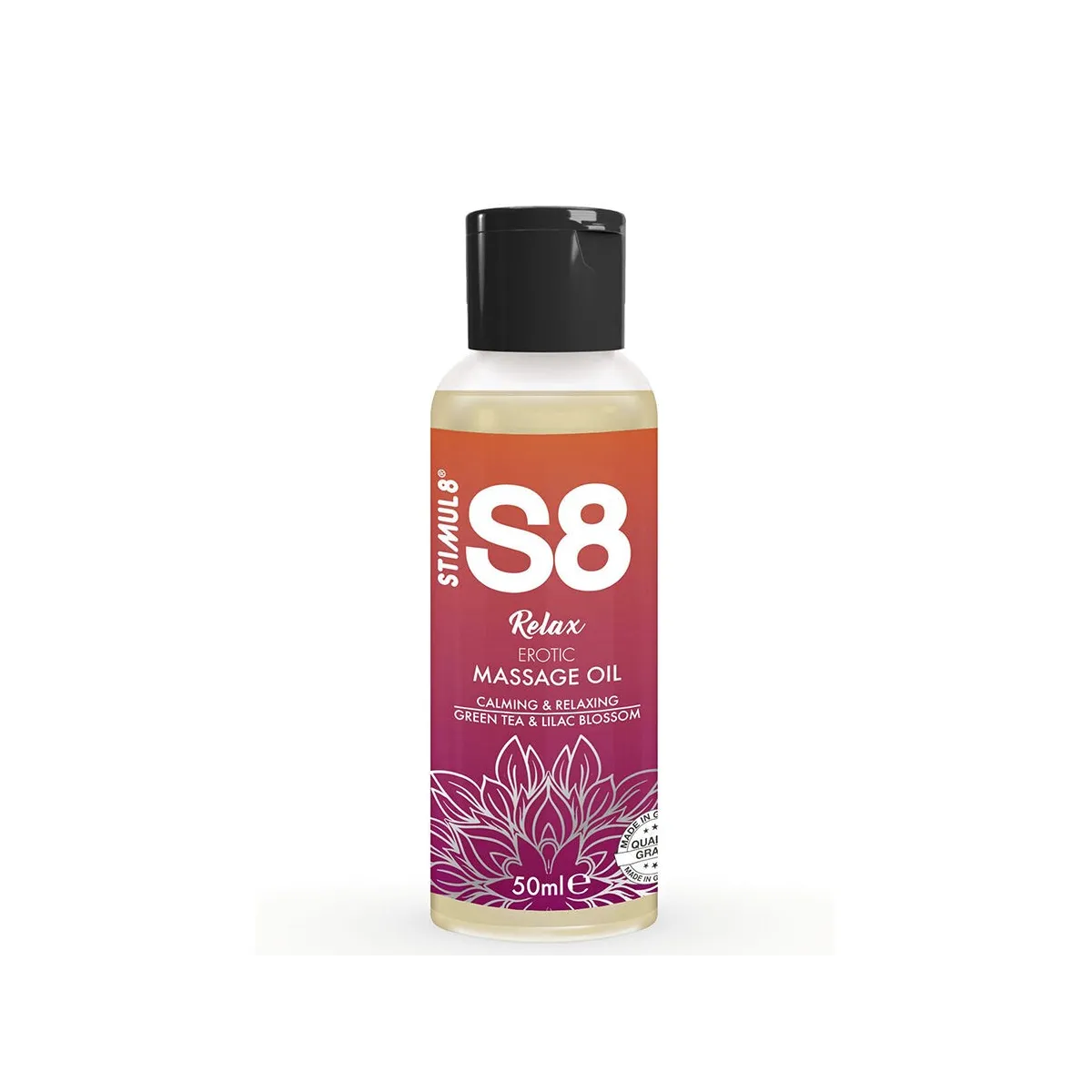 S8 Relax Erotisches Massageöl Grüner Tee 50 ml von Stimul8 | Fesselliebe.de