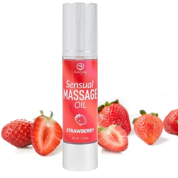 Erdbeere-Massageöl von Secretplay Cosmetic | Fesselliebe.de