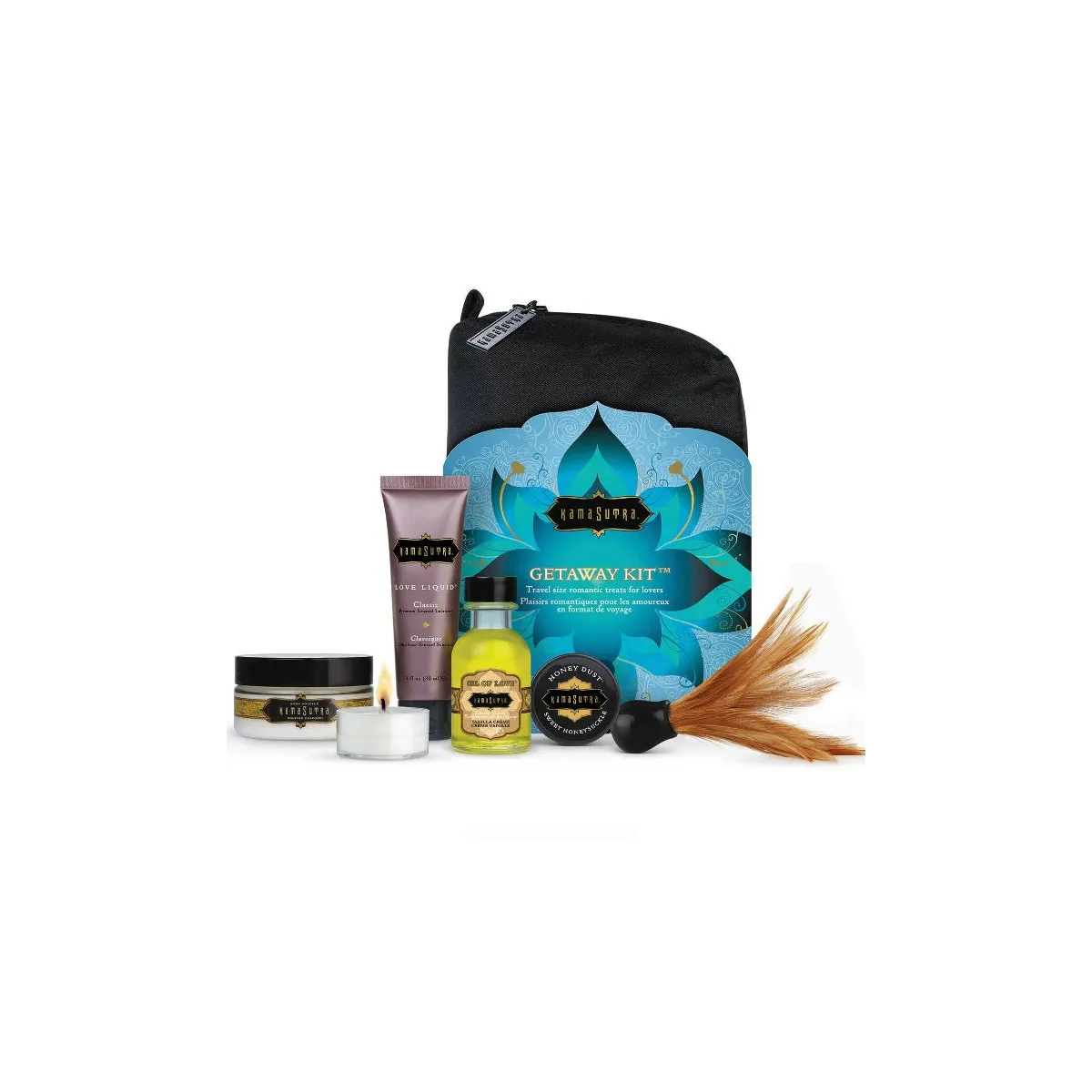 Romantisches und Luxuriöses Kit In Reisegrösse von Kamasutra Cosmetics | Fesselliebe.de