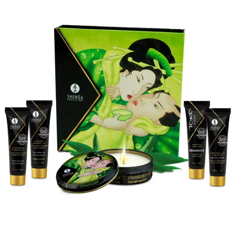 Secret Geisha Bio-Grüntee-Set von Shunga Kits | Fesselliebe.de