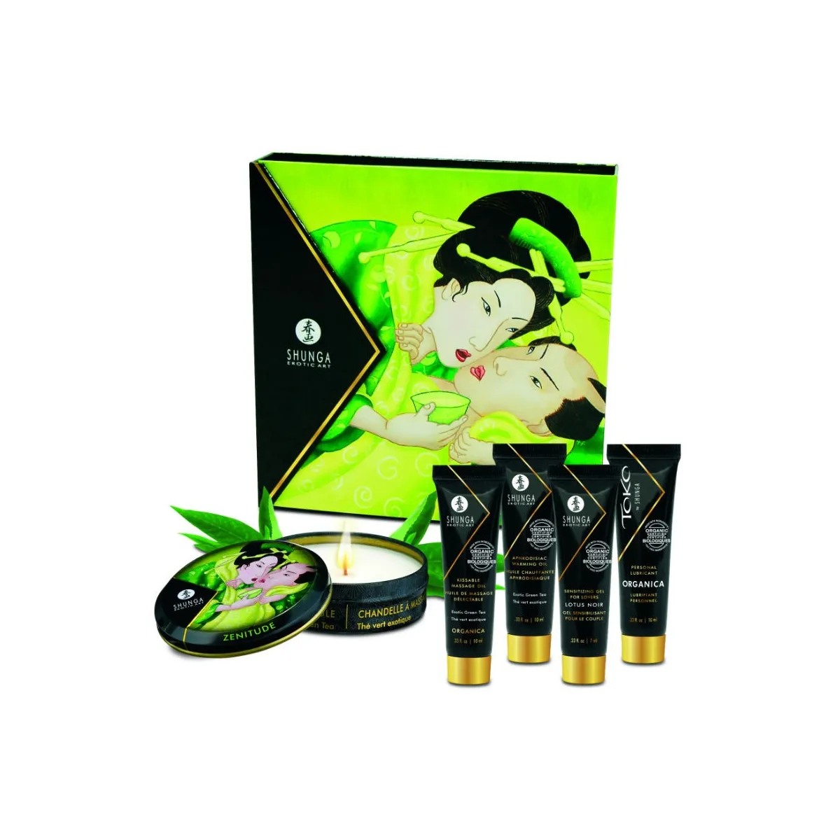 Secret Geisha Bio-Grüntee-Set von Shunga Kits | Fesselliebe.de
