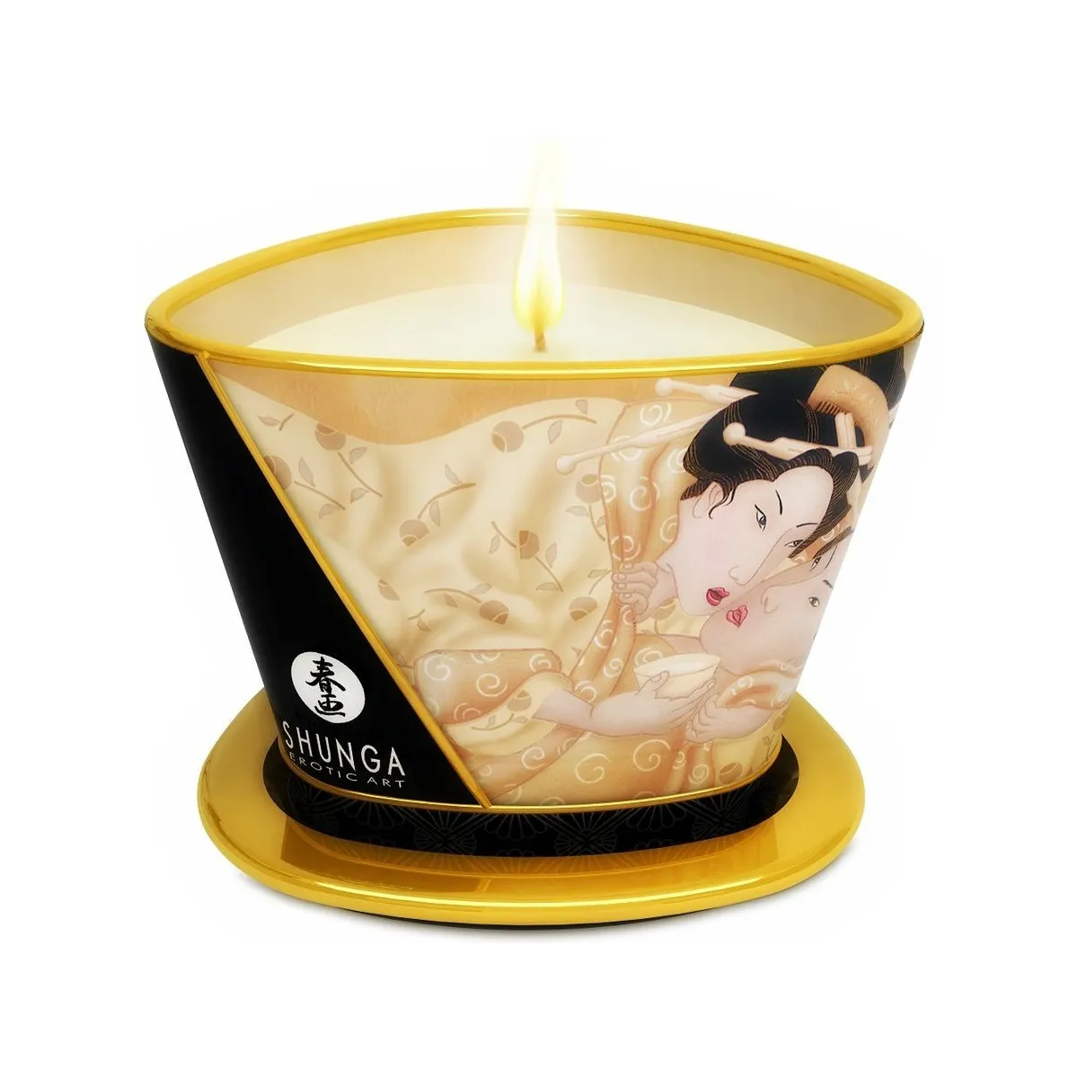 Mini Caress By Candelight Vanille Massagekerze 170 ml von Shunga Candles | Fesselliebe.de