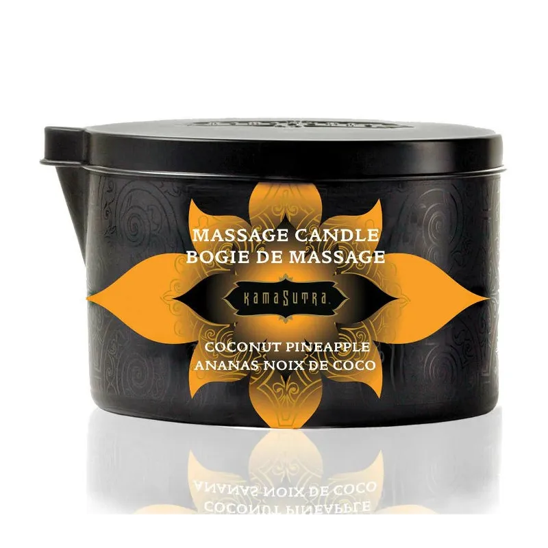 Kokosnuss-Ananas-Massagekerze 170gr von Kamasutra Cosmetics | Fesselliebe.de