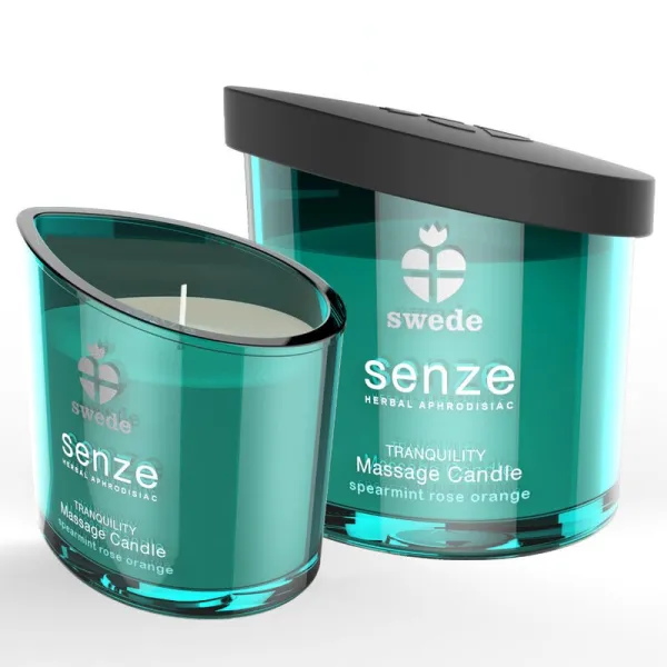 Senze Tranquillity Massagekerze - Spearmint, Rose, Orange von Swede | Fesselliebe.de