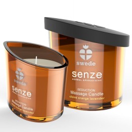 Senze Seduction Massagekerze - Nelke, Orange, Lavendel von Swede | Fesselliebe.de