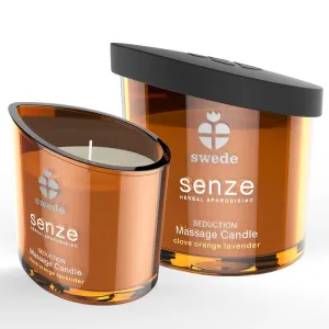 Senze Seduction Massagekerze - Nelke, Orange, Lavendel von Swede | Fesselliebe.de