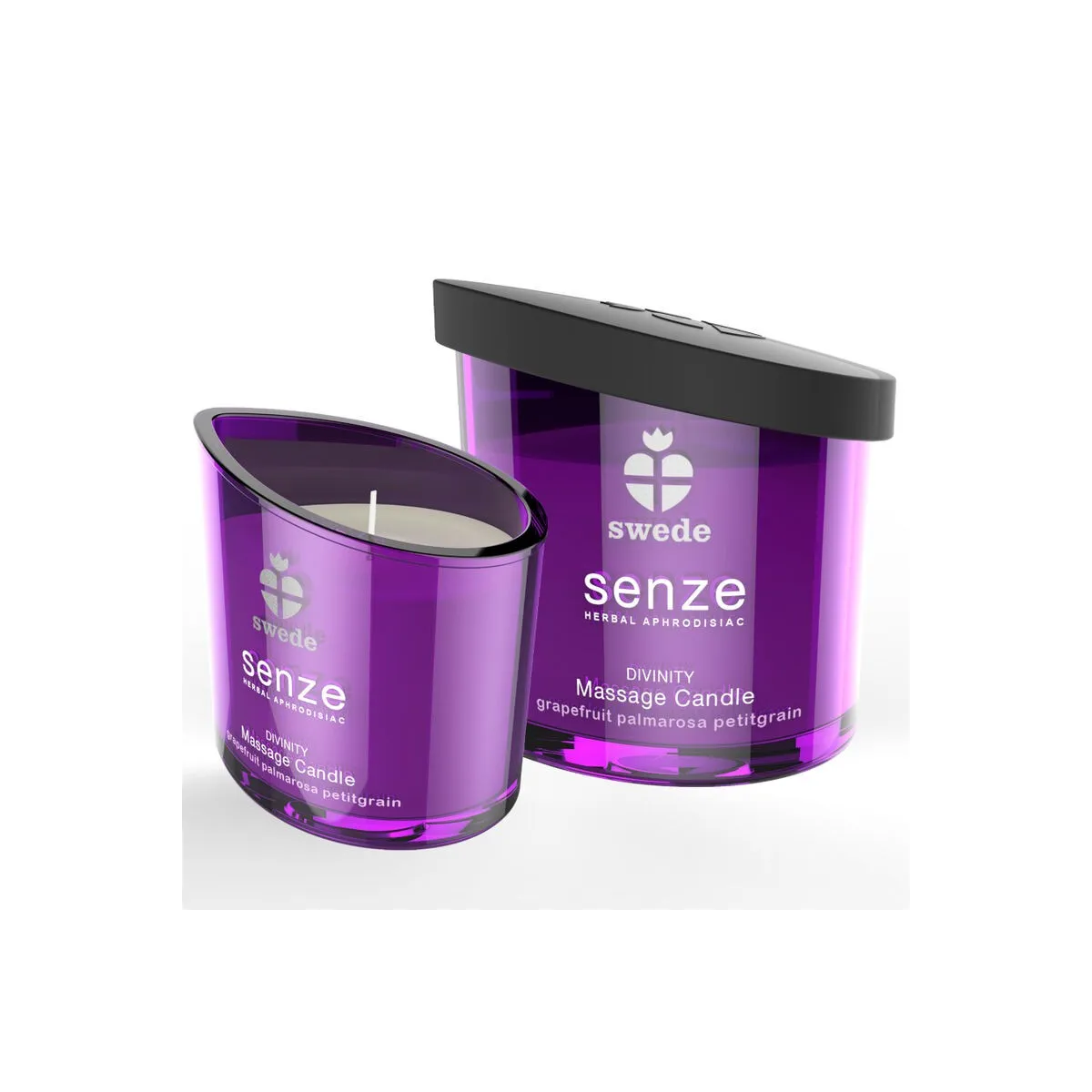 Senze Divinity Massagekerze - Grapefruit, Palmarosa, Petitgrain von Swede | Fesselliebe.de