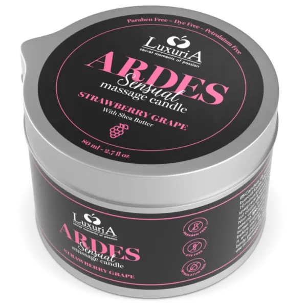 Traubenmassagekerze von Intimateline | Fesselliebe.de