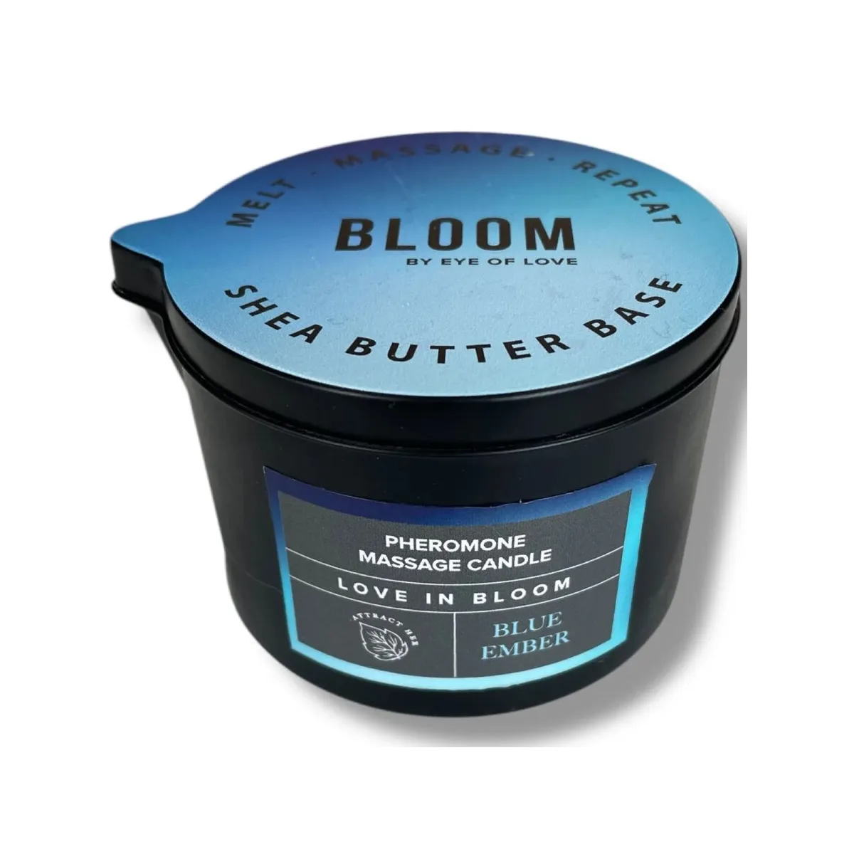 Bloom Massagekerze Indica Blue Ember 150 ml von Eye Of Love | Fesselliebe.de