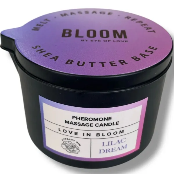 Bloom Massagekerze Indica Lilac Dream 150 ml von Eye Of Love | Fesselliebe.de