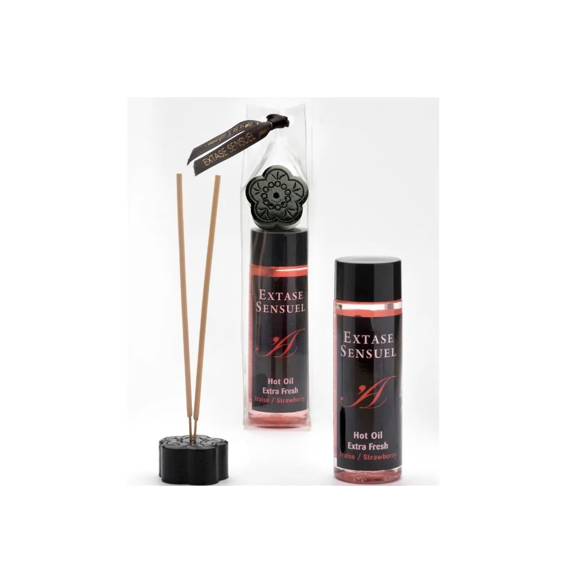 Massageöl mit Extra Frischem Erdbeereffekt 100 ml von Extase Sensual | Fesselliebe.de