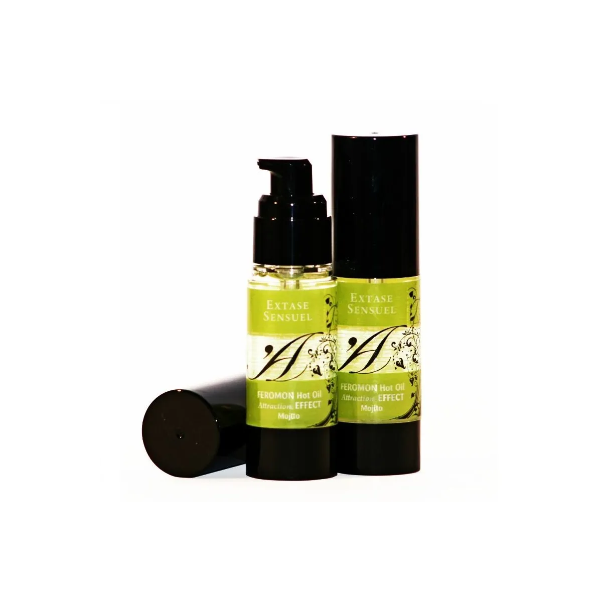 Massageöl mit Wrmeeffekt und Mojito Pheromonen 30 ml von Extase Sensual | Fesselliebe.de