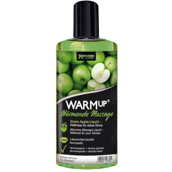 Warmup - Warmup Grünes Apfel-Massageöl - 150 ml von Joydivision Warmup | Fesselliebe.de