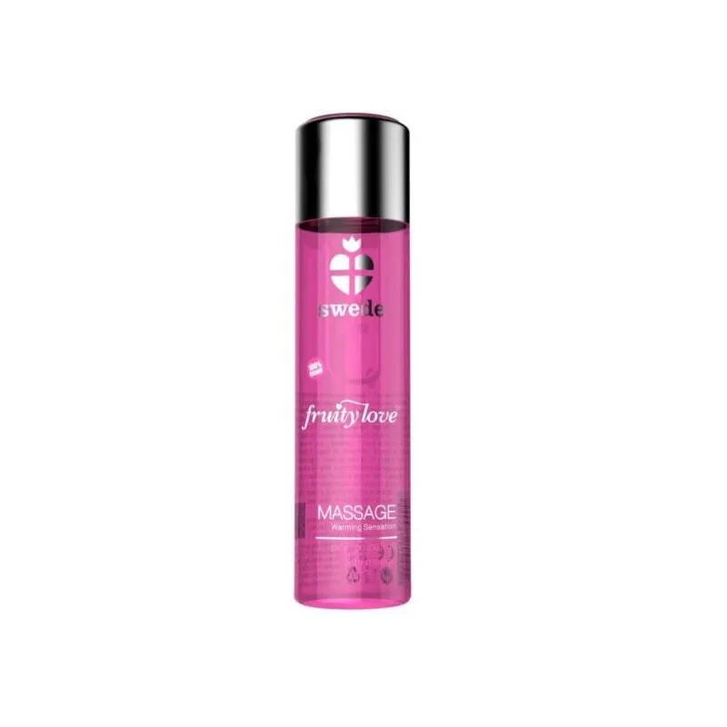 Fruity Love Massageöl mit Wärmendem Effekt, Rosa Grapefruit mit Mango 60 ml von Swede | Fesselliebe.de
