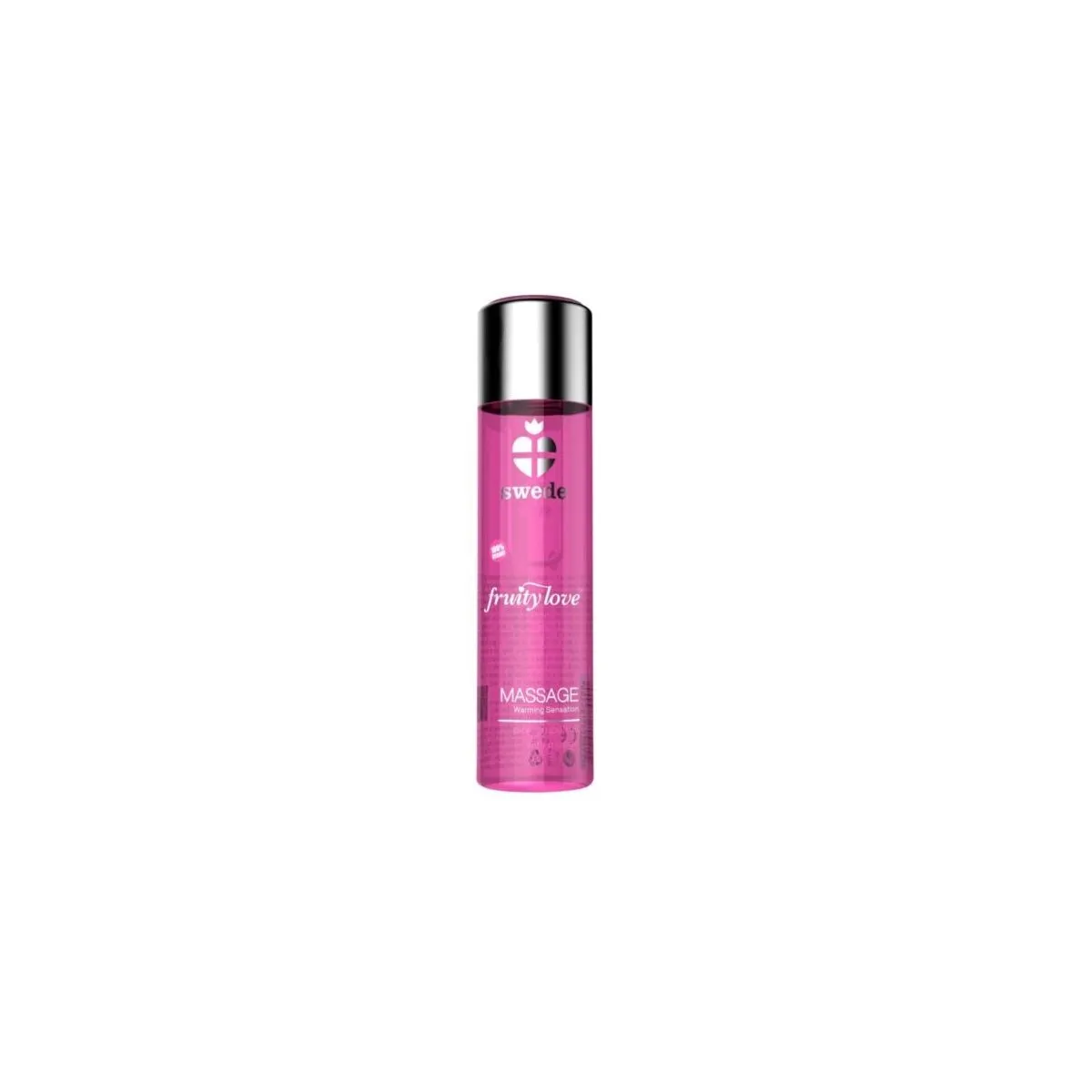 Fruity Love Massageöl mit Wärmendem Effekt, Rosa Grapefruit mit Mango 60 ml von Swede | Fesselliebe.de