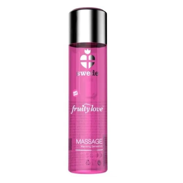 Fruity Love Massageöl mit Wärmendem Effekt, Rosa Grapefruit mit Mango 60 ml von Swede | Fesselliebe.de