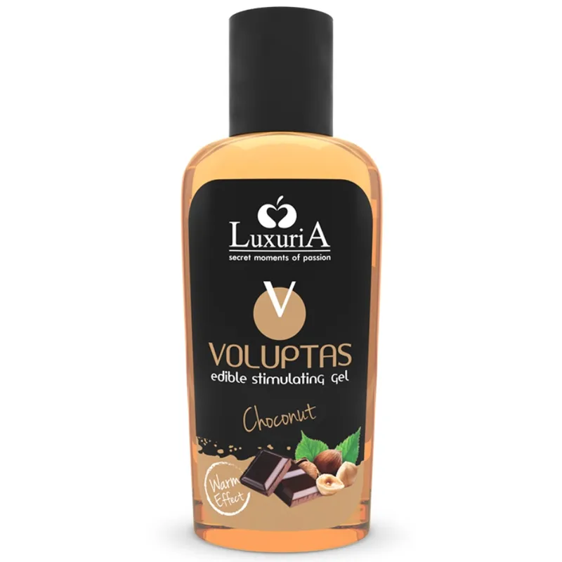 Voluptas Essbares Massagegel mit Wrmendem Effekt - Schokos 100 ml von Intimateline Luxuria | Fesselliebe.de
