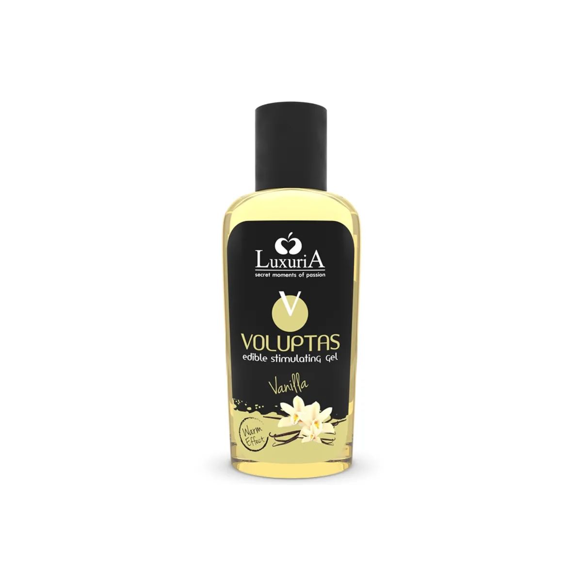 Voluptas Essbares Massagegel mit Wrmeeffekt - Vanille 100 ml von Intimateline Luxuria | Fesselliebe.de
