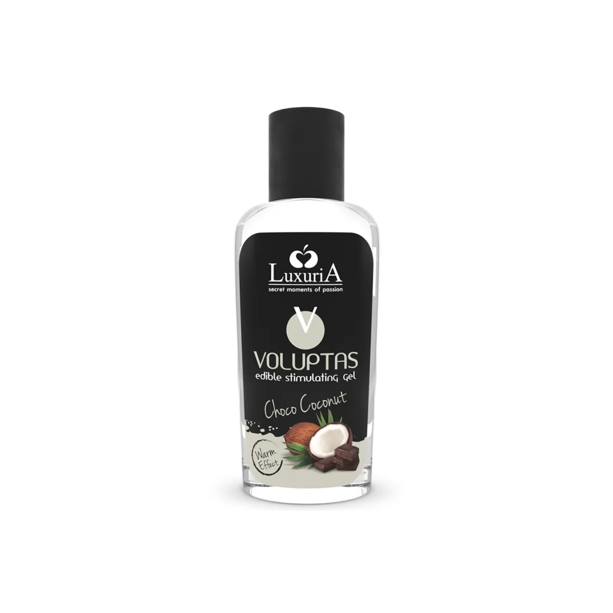 Voluptas Essbares Massagegel mit Wrmendem Effekt - Kokosnuss und Creme 100 ml von Intimateline Luxuria | Fesselliebe.de