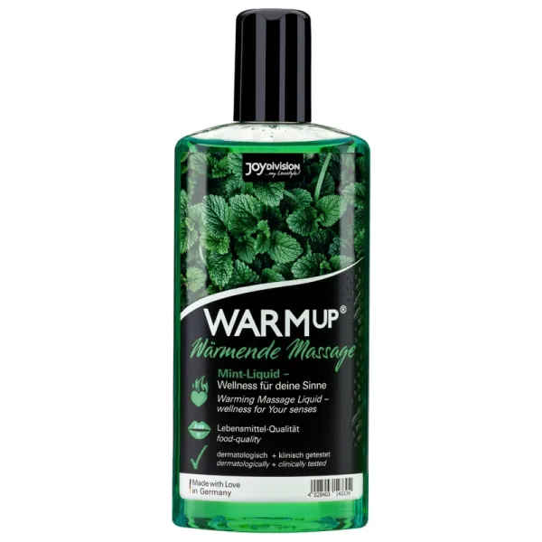 Warmup Wärmendes Massagegel Mint 150 ml von Joydivision | Fesselliebe.de