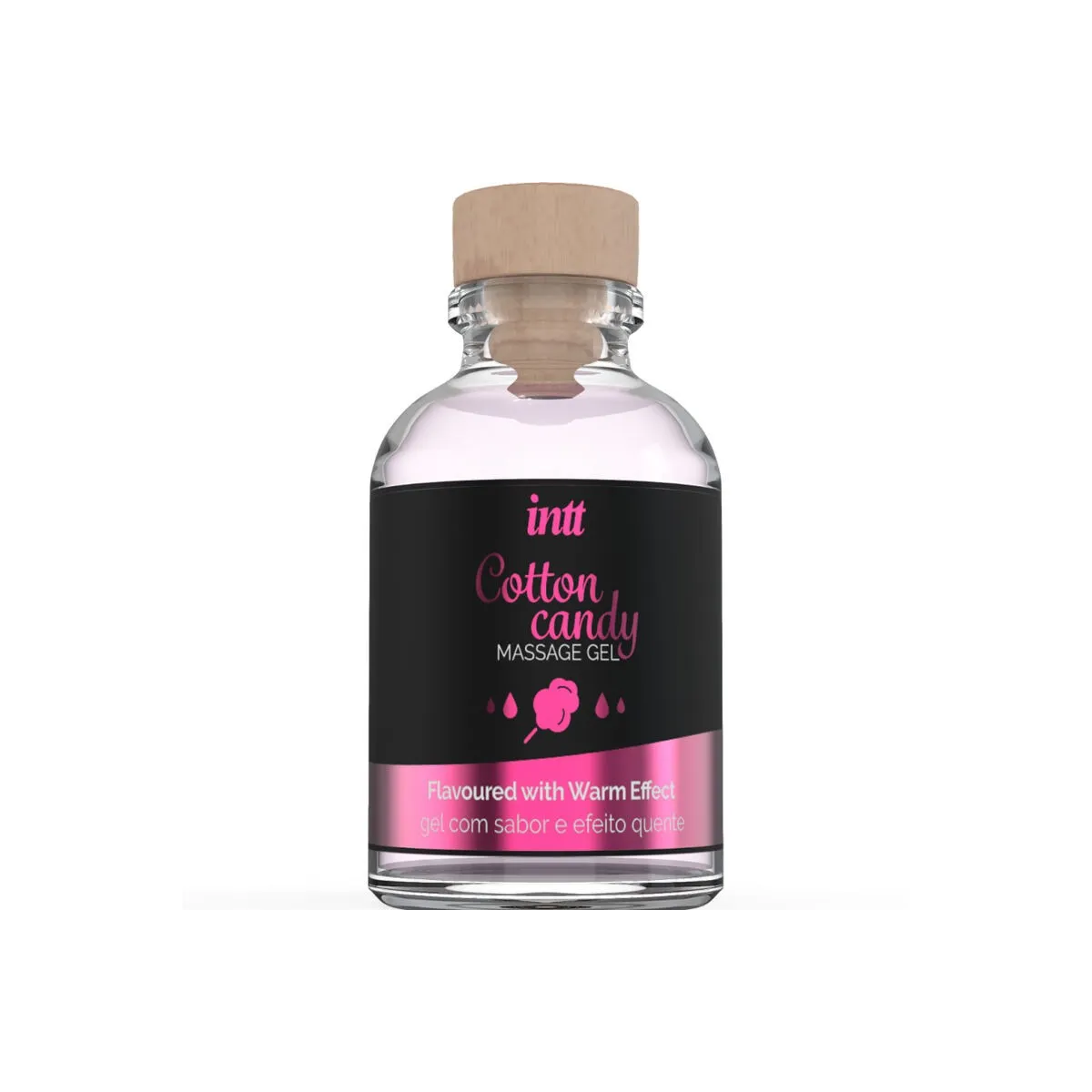 Massagegel mit Zuckerwarengeschmack und Wärmeeffekt von Intt Massage & Oral Sex | Fesselliebe.de