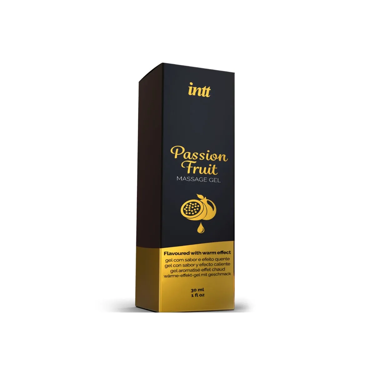 Massagegel mit Passionsfruchtgeschmack und Wärmeeffekt von Intt Massage & Oral Sex | Fesselliebe.de