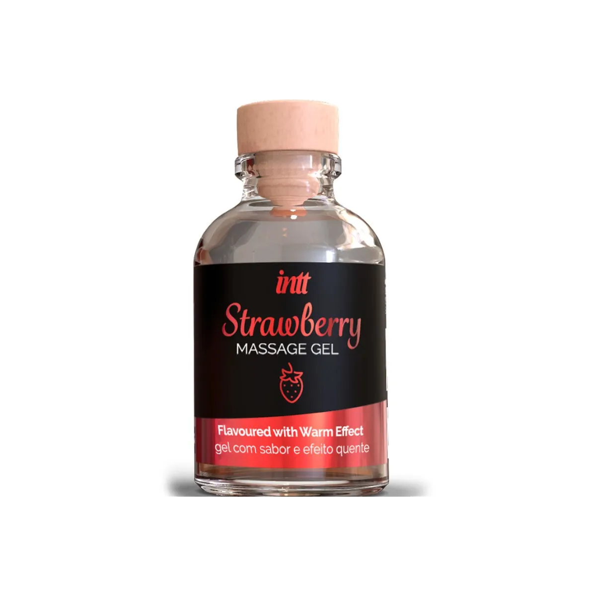 Massagegel mit Heissem Effekt Erdbeergeschmack von Intt Massage & Oral Sex | Fesselliebe.de