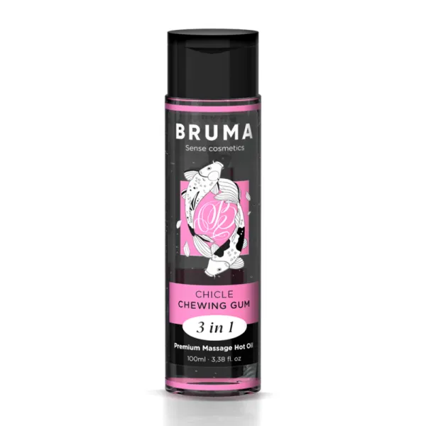 Premium-Massageöl mit Wärmeeffekt, Gum-Geschmack 3 In 1 - 100 ml von Bruma | Fesselliebe.de
