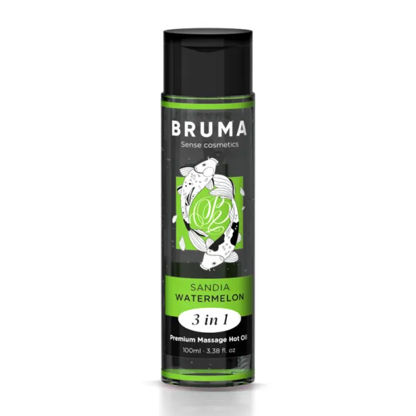 Premium-Massageöl mit Wärmeeffekt, Wassermelone-Geschmack 3 In 1 - 100 ml von Bruma | Fesselliebe.de