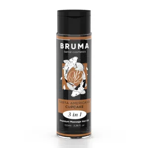 Premium-Massageöl mit Wärmeeffekt, Cupcake-Geschmack 3 In 1 - 100 ml von Bruma | Fesselliebe.de