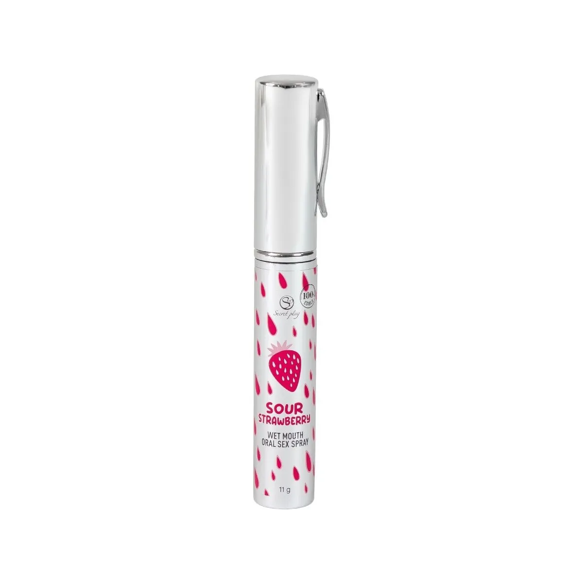 Oralsexspray mit Saurem Erdbeergeschmack von Secretplay Cosmetic | Fesselliebe.de