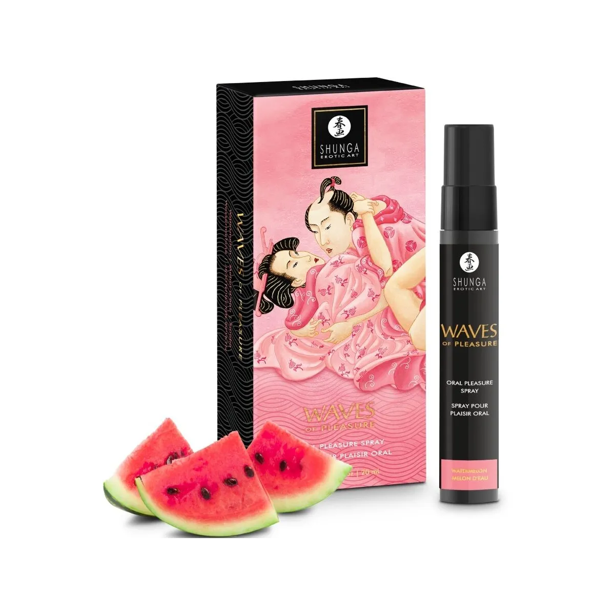 Waves Pleasure Spray Oral Sexuctive Watermelon 20 ml von Shunga Aphrodisiacs | Fesselliebe.de