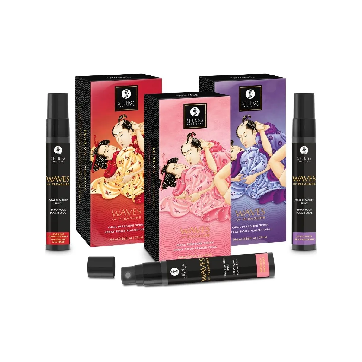 Waves Pleasure Spray Oral Sexuctive Watermelon 20 ml von Shunga Aphrodisiacs | Fesselliebe.de