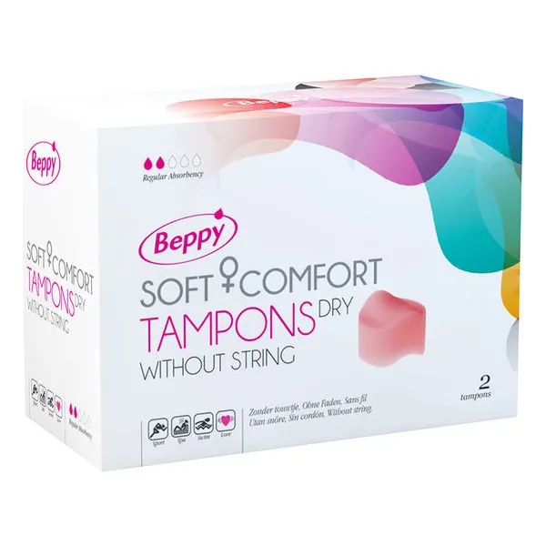 Soft-Comfort Tampons Dry 2 Stück von Beppy | Fesselliebe.de