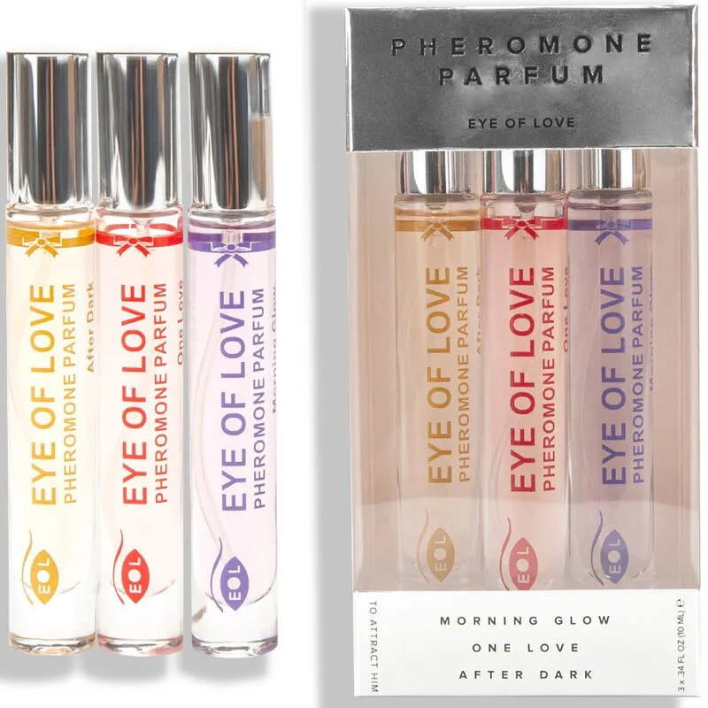 Eol Phr Parfum 10 ml Set/3 - Morning Glow, One Love, After Dark von Eye Of Love | Fesselliebe.de