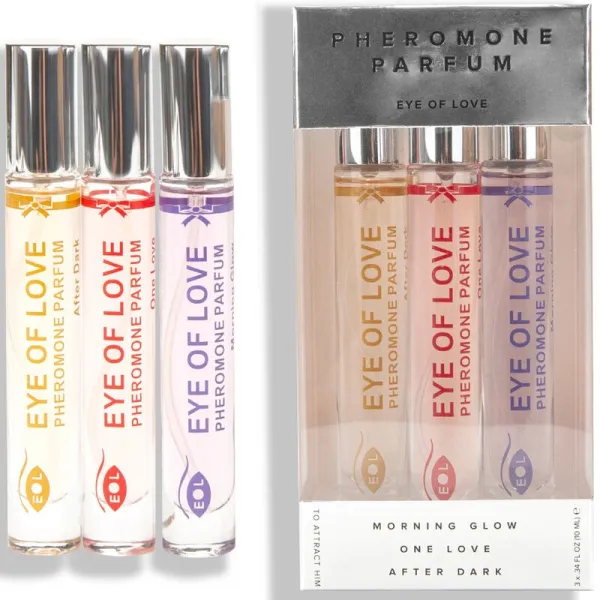 Eol Phr Parfum 10 ml Set/3 - Morning Glow, One Love, After Dark von Eye Of Love | Fesselliebe.de