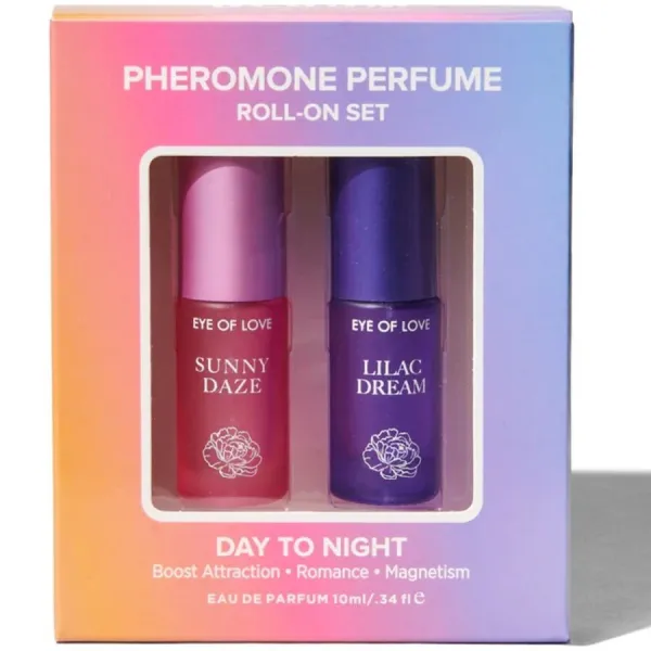 Bloom Day To Night Pheromone Roll-On Parfüm Set 2 X 5 ml von Eye Of Love | Fesselliebe.de