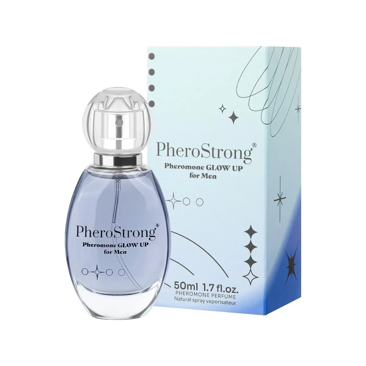 Pheromonparfüm für Männer mit Glow-Up-Effekt, 50 ml von Pherostrong | Fesselliebe.de