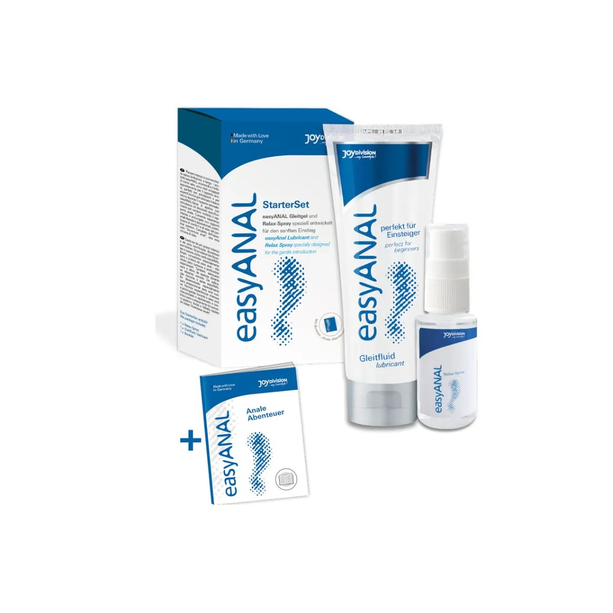 EasyAnal - Einfaches Anal-Starter-Set, Gleitmittel + Relax-Spray von Joydivision EasyAnal | Fesselliebe.de