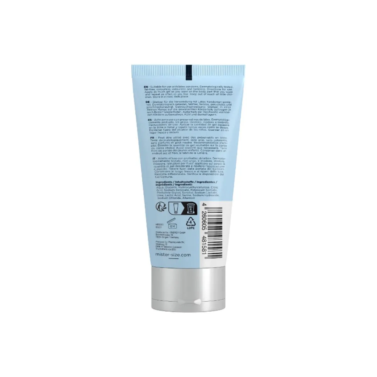 Bio-Gleitmittel 100 ml von Mister Size | Fesselliebe.de