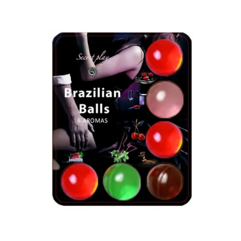 Brazillian Balls Gleitmittel Heisse Bälle 6 Stück von Secretplay Cosmetic | Fesselliebe.de