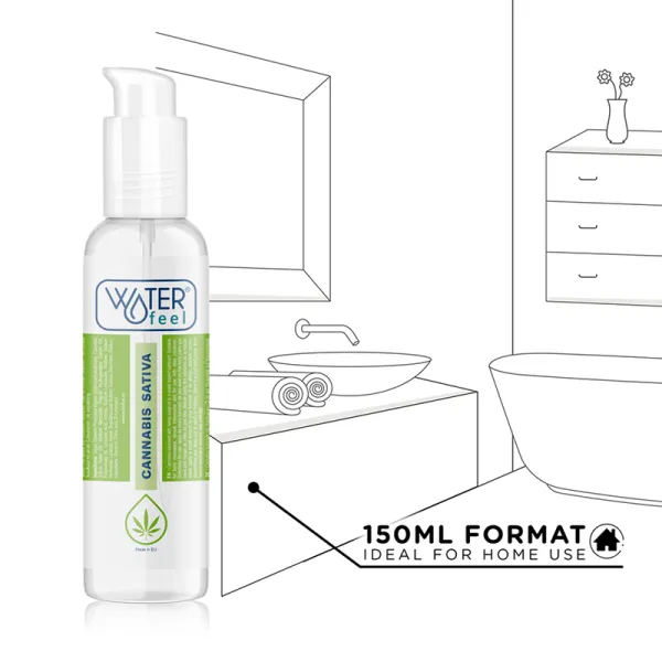 Cannabis-Gleitmittel 150 ml von Waterfeel | Fesselliebe.de