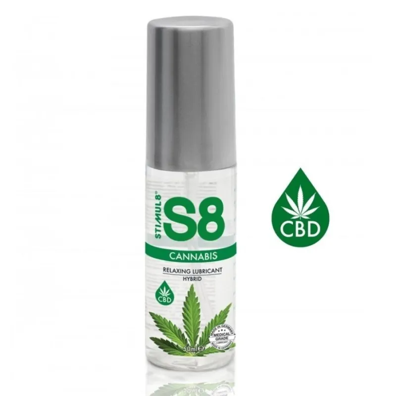 S8 Cannabis Hybrid-Gleitmittel 50 ml von Stimul8 | Fesselliebe.de